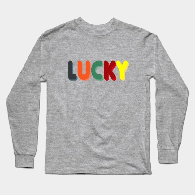 Lucky Long Sleeve T-Shirt by BattaAnastasia